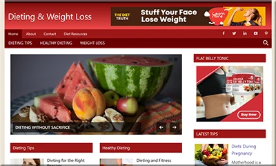Dieting and Weight Loss DFY Turnkey Website
