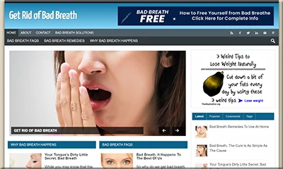 Bad Breath Ready-to-Install Turnkey Website