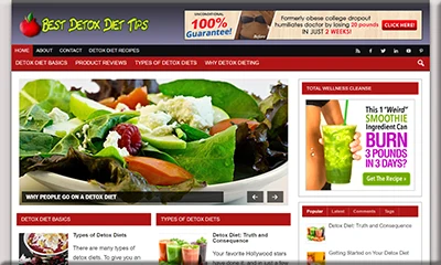 Best Detox Diet Instant Turnkey Website