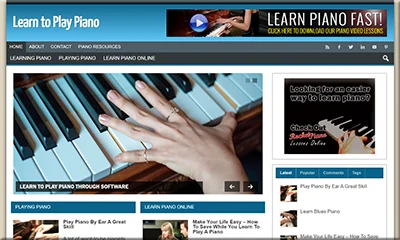 Learn Piano Online Done-for-you Turnkey Website