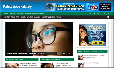 Natural Vision Improvement Turnkey Website