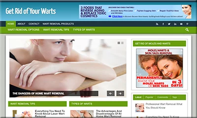 Wart Removal Ready-to-go Turnkey Website