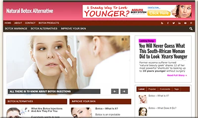 Botox Alternative Predesigned Turnkey Website