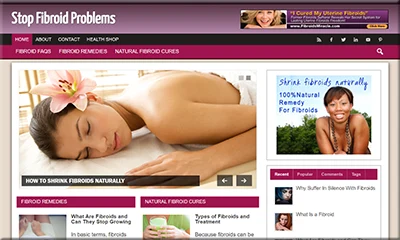 Ready-made Stop Fibroids Turnkey Website