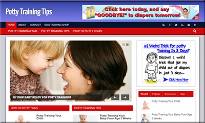 Done-for-you Potty Training Turnkey Website