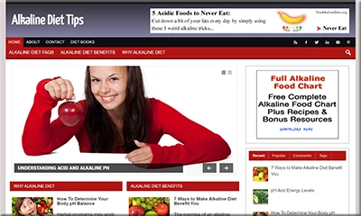 Ready-made Alkaline Diet Turnkey Website
