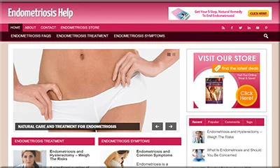 Instant Endometriosis Help Turnkey Website
