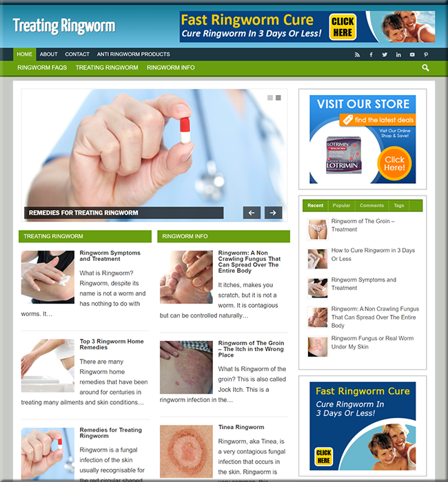 ringworm treatment turnkey website