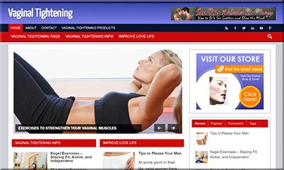 Pre-made Vaginal Tightening Turnkey Website